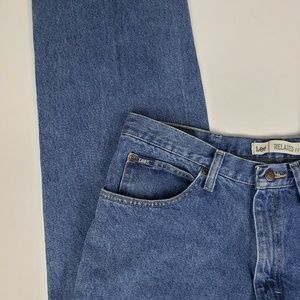 Vintage Lee Relaxed Fit Blue Jeans